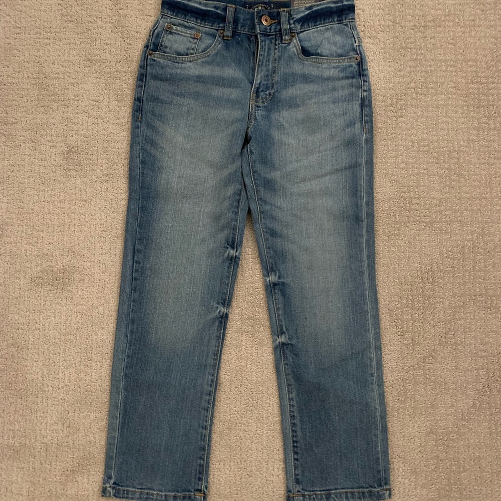 Lucky Brand Boys' 5-Pocket Classic Fit Straight Leg Jeans, 8